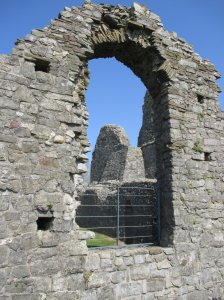 Entrance to the south building of the west range