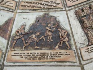 History of the castle (from a notice board)