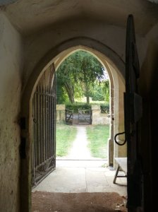 View from the church porch