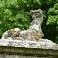 A Sphinx at Lacock Abbey