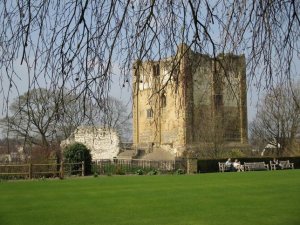 View across the bowling green