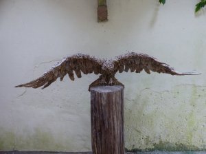 The owl sculpture