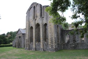 The abbey from the back
