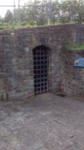 Entrance to the sally port