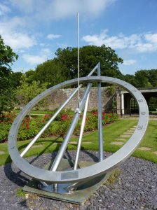 Scientific equipment in the garden