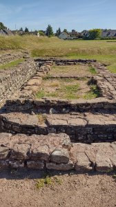 Remains of the latrines & the drains