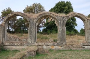 Close up of the cloister arches