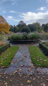 The centre piece of the cloister gardens