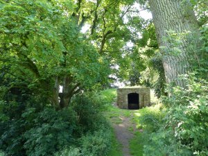 The ice house- a much later addition