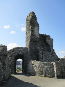 Ruined tower and doorway