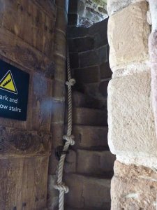  The narrow staircase