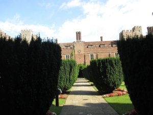 The inner courtyard
