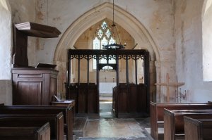 View towards the altar