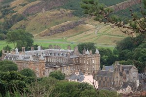 View of the palace from Calton Hill