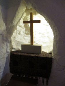 A small chapel in the tower
