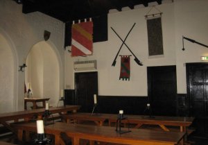 View inside the great hall