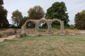 The western side of the cloister