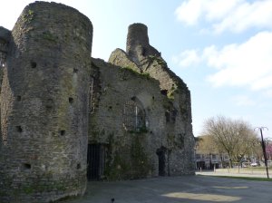 Remains of the hall block