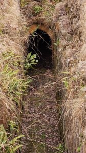 Culvert which brought water to the site