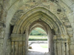 Decorative arched doorway