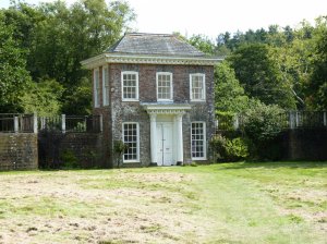 The Georgian house folly in the grounds