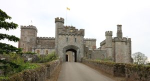 The castle's gatehouse