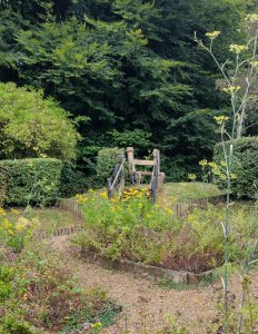 The medieval herb garden