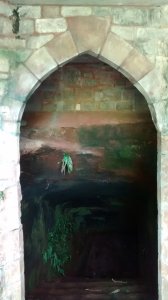Inside the sally port