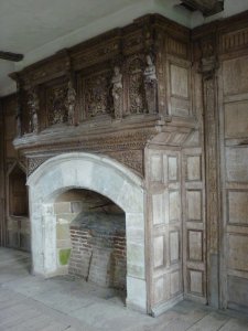 Fireplace in the solar