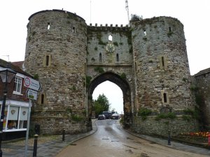The Landgate, part of the town walls