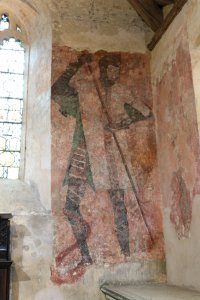 Wall paintings in the chapel