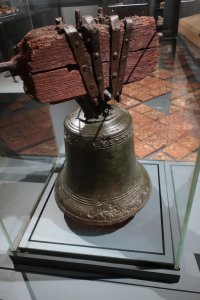 The abbey bell, which had been taken to the nearby church when the abbey closed