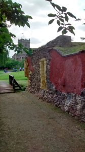 Castle wall view 1