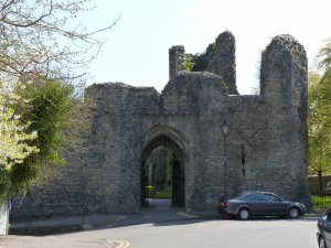 View of the gatehouse from the road